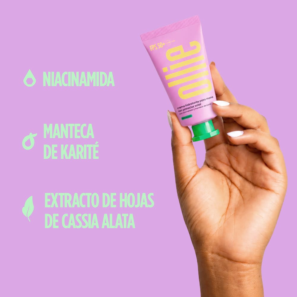 CREMA PARA MANOS CON FPS50+ (CREMA HIDRATANTE PARA MANOS)
